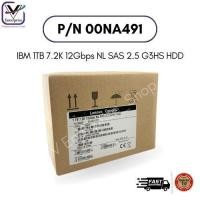 ราคา 00NA491 IBM 1TB 7.2K 12Gbps NL SAS 2.5 G3HS HDD ฮาร์ดดิสก์ รับประกัน 1 ปี New Inbox (28129402716)