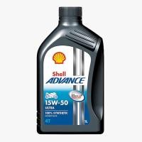 ราคา Shell Advance Ultra 4T SAE ( 15W-50 ) น้ำมันเครื่อง มอเตอร์ไซค์ เกรดสังเคราะห์แท้ ขนาด 1ลิตร (42622741308)