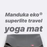 ราคา เสื่อโยคะ ‍♀️ Manduka eko® superlite travel yoga mat - thunder color (grey) size standard 68" (172cm) (1396715778)
