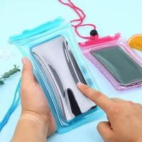 ราคา ซองกันน้ำโทรศัพท์มือถือ ถ่ายรูปใต้น้ำได้ ใช้ได้กับมือถือทุกรุ่น ซองกันน้ำคล้องคอ ล็อคแน่น 3 ชั้น (54205071680)