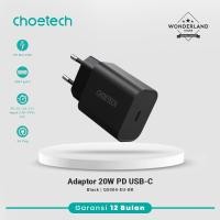 ราคา Choetech Adaptor 20W Charger USB-C PD QC Fast Charging Q5004-EU - Wonderland Store Malang (41855719230)