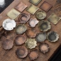 ราคา ที่รองแก้วโลหะผสมที่รองแก้วชาพิธีชงชากังฟูที่วางแก้วทองแดงโบราณแผ่นฉนวนกันความร้อนสร้างสรรค์ย้อนยุคกังฟูจานรองอะไหล่ (40929797044)