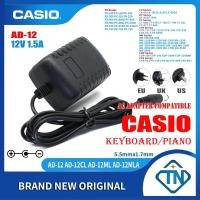 ราคา 12V 1.5A AD-12 AD-12CL อะแดปเตอร์ AC สําหรับ Casio PX-100 PX-110 PX-120 PX-300 PX-310 PX-320 คีย์บอร์ดเปียโนอิเล็กทรอนิกส์สายไฟ (29407341324)