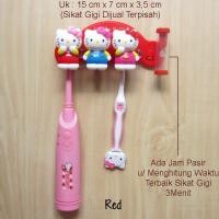 ราคา ที่ใส่แปรงสีฟันคิตตี้ + นาฬิกาทราย (40755815581)