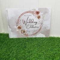 ราคา สมุดเซ็นอวยพรสมุดประสาทพร ขนาดA4(21x30cm) พร้อมส่ง (18370374965)