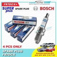 ราคา Nissan Sentra B13 B14 N13 N16 1.6 / 1.8 Bosch Super Plus พร้อมหัวเทียน Yttrium FR7DCX+ (48802581880)