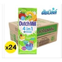 ราคา ดัชมิลล์ นมเปรี้ยว UHT รสผลไม้รวม ขนาด 180มล./24 กล่อง**ยกลัง (54305700668)