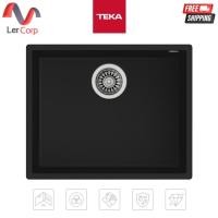 ราคา (TEKA) อ่างล้างจานแกรนิตสังเคราะห์ 1 หลุม ติดตั้งใต้เคาน์เตอร์ท็อป รุ่น Square 50.40 TG (27618654121)