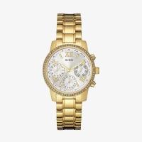ราคา Guess นาฬิกาข้อมือผู้หญิง Mini Sunrise Chronograph Gold รุ่น W0623L3 (4635862431)