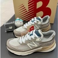 ราคา New Balance NB 990 V6 "Light Mushroom Moonrock" low cut running shoes beige (51557991741)