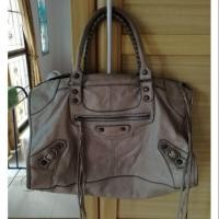 ราคา กระเป๋าหนังแท้ทรงบาลอง (2008408541)
