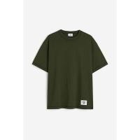 ราคา เสื้อยืด H&M sz.XL ทรง Oversize สีเขียวเข้ม (25722586486)
