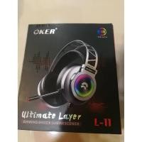 ราคา Oker หูฟังเกมมิ่ง มีไฟ รุ่น L-11 (6326946248)
