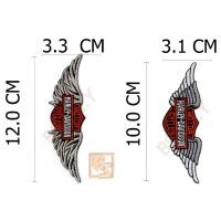 ราคา ตัวติดเสื้อ ตัวรีดเสื้อ อาร์ม Armpatch งานปักผ้า Harley Davidson Motor Cycles (9825452705)