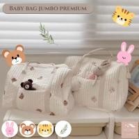 ราคา BABY DIAPER BAG SUPER JUMBO CLOTHES BOTTLE DIAPER STORAGE BAG MULTIPURPOSE BABY BAG กระเป๋าเด็กเกาหลี (56307057416)