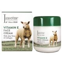 ราคา Lanocreme Vitamin E Face Cream with Aloe Vera&Collagen 100g ครีมรกแกะผสมวิตามินอีว่านหางจรเข้และคอลลาเจนบำรุงผิวหน้า (21275701135)
