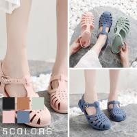 ราคา รองเท้าแตะรัดส้น สีโทนพาสเทล 5 สี เบอร์ 36-40 (22549369509)