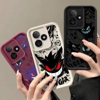 ราคา Red Eyes Gengar Pokemon สําหรับ Honor 400 Lite 200 Pro 400PRO 90 Lite 5G 400 200 ฝาครอบ Anti-Fall Soft ซิลิโคน (41913067820)