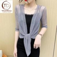 ราคา เสื้อคลุม กากเพชร แขนยาว สำหรับผู้หญิง พร้อมส่งแล้วในไทย (22525294677)