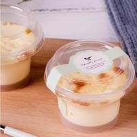 ราคา ถ้วยพลาสติก ถ้วยพุดดิ้ง ถ้วยโยเกิร์ต มูสเค้ก สีขุ่น สีใส 90ml. (45858684082)