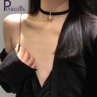 ราคา เลียนแบบ Pearl Heart Gothic กํามะหยี่สีดํา Choker Creative Simple เครื่องประดับอุปกรณ์เสริมบุคลิกภาพ Hip hop Layered ยอดนิยม Choker สร้อยคอ Vintage Elegant (25334832975)