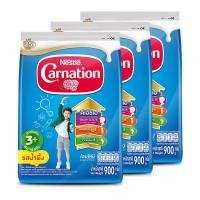 ราคา CARNATION คาร์เนชั่น นมผงสำหรับเด็ก 3 พลัส รสน้ำผึ้ง 900 ก. (แพ็ค 3 ถุง) เก็บเงินปลายทาง (15037458076)