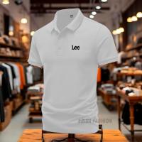 ราคา เสื้อยืด POLO collar Simple Motif Lee Copper Black Adult Collar Shirt / Wangki Mens Polo Shirt / Uniform Shirt - Arida fashion (53102937583)