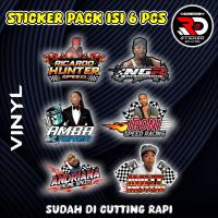 ราคา สติ๊กเกอร์แพ็คภาชนะ 6 ชิ้น NGR NGAWI GARAGE RUSDI AMBA TUNER IRONI SPEED RACING สติ๊กเกอร์แพ็ค TUNER NGAWI VIRAL (53154206213)