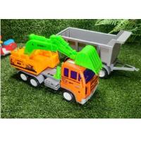 ราคา รถของเล่น รถพ่วงดั้ม รถแมคโคร รถก่อสร้าง รถก่อสร้างของเล่น รถสิบล้อ (คละสี) (18223087430)