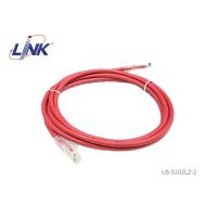 ราคา LINK US-5102LZ-2 2M. สีแดง CAT 6 RJ45-RJ45 UTP PATCH CORD LSZH (18282585728)