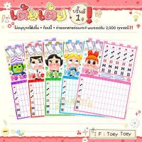 ราคา ใบไฮโล HI-LO คูณ 15 ช่อง 5/6บิง 50แผ่น (27162903276)