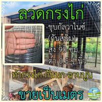 ราคา ตาข่ายลวด ขายเป็นเมตร ขนาดตา 1/2,3/4,1 นิ้ว สูง 90 เซน กรงไก่ ลวดเหล็ก รั้วตาข่าย กันนกพิราบ งู (16538417442)