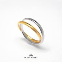 ราคา แหวนทองแท้ อิตาลี Double Gold Ring ( Ring ) (50358802107)