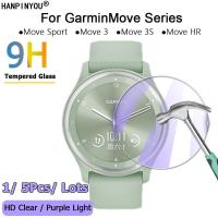 ราคา สําหรับ Garmin Move Vivomove Sport 3 3S HR Ultra Clear / Anti Purple Light 2.5D ฟิล์มกระจกนิรภัย ป้องกันหน้าจอ (14452376218)