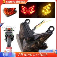 ราคา ไฟท้ายรถจักรยานยนต์ LED พร้อมไฟเลี้ยวไฟเบรคไฟท้ายสําหรับ Z125 2013-2022 Z800 ZX6R 2013-2016 (28485338445)