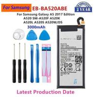 ราคา EB-BA520ABE แบตเตอรี่ 3000mAh ใหม่เอี่ยมสำหรับ Samsung Galaxy A5 2017 Edition A520 SM-A520F A520K A5 (46201248087)