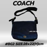 ราคา กระเป๋าสะพายข้างCoachแท้ญี่ปุ่นมือสอง หนังแท้#BG2 (29984426474)