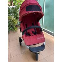 ราคา รถเข็นเด็ก 3ล้อ สูบลมได้ แบรนด์จากอังกฤษ Air buggy Coco สีแดง มือสอง (21224940664)