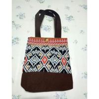 ราคา กระเป๋าผ้าฝ้าย ทอลายพื้นเมือง (1477824940)