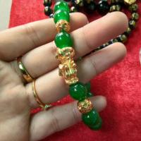 ราคา วัตถุมงคล ข้อมือปี่เซี่ยะ หยกเขียว (1262397659)