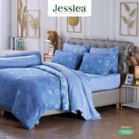ราคา JESSICA : Micro Tencelผ้าปูที่นอน + ผ้านวม (ครบชุด) ขนาด 6 ฟุต รุ่น 500 เส้นด้าย รหัสT856 (42777093235)