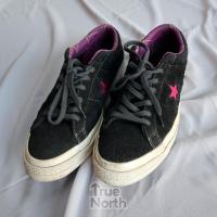 ราคา Converse - One Star Suede Seasonal Colours-Black/White/Rose Maroon-Twisted Prep (27765204590)