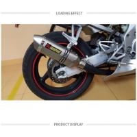 ราคา Universal 36-51mm Motorcycle Akrapovic Exhaust Modified Muffler Silencer With DB Killer For R15 V3 ER6N CBR150 ER6N (55053995070)