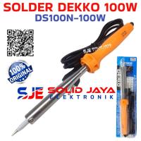 ราคา DEKKO 100W DS100N DEKO DS100 N 100WATT 100 W WAT SOLDERING IRON DS 100N ต้นฉบับ (29032140383)