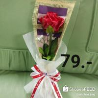 ราคา ช่อกุหลาบปัจฉิม ดอกจากริบบิ้น ขนาดดอก 3-4นิ้ว (6318458235)