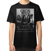 ราคา เสื้อยืดสีดำลาย Greta Van Fleet Highway Tune เสื้อผ้าพิมพ์ลาย เสื้อยืดผู้ชาย สไตล์ใหม่ (49706335577)