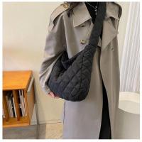 ราคา Muji Rhombus Fold Style Large Capacity Sling Bag 折叠风格 ขนาดใหญ่กระเป๋าพกพา (45205339736)