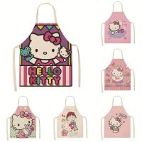 ราคา เอี๊ยม สวัสดี คิตตี้ เด็ก ผ้ากันเปื้อน ผ้าลินิน สีชมพู แมว ทําความสะอาด ผ้ากันเปื้อนผู้ใหญ่ (26218485191)