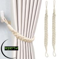 ราคา MARITA1 สายรวบผ้าม่าน, สายผูกเชือกผ้าฝ้ายทอบิดสีเบจ, ที่วางผ้าม่านตกแต่งบ้านแฮนด์เมดแฟชั่นเหมาะสําหรับห้องนั่งเล่นและห้องนอน (52008129583)