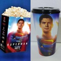 ราคา (ทักลด50%) แก้วเมเจอร์ แก้ว Superman แก้วน้ำโรงหนัง กล่องกระดาษ Superman 2025 (43608124092)